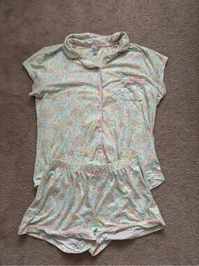 Luna & Dawn Women’s Floral Pajama Shorts Set